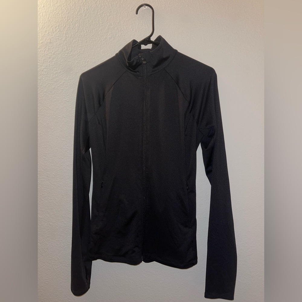 Women's Black Zip-Up Jacket